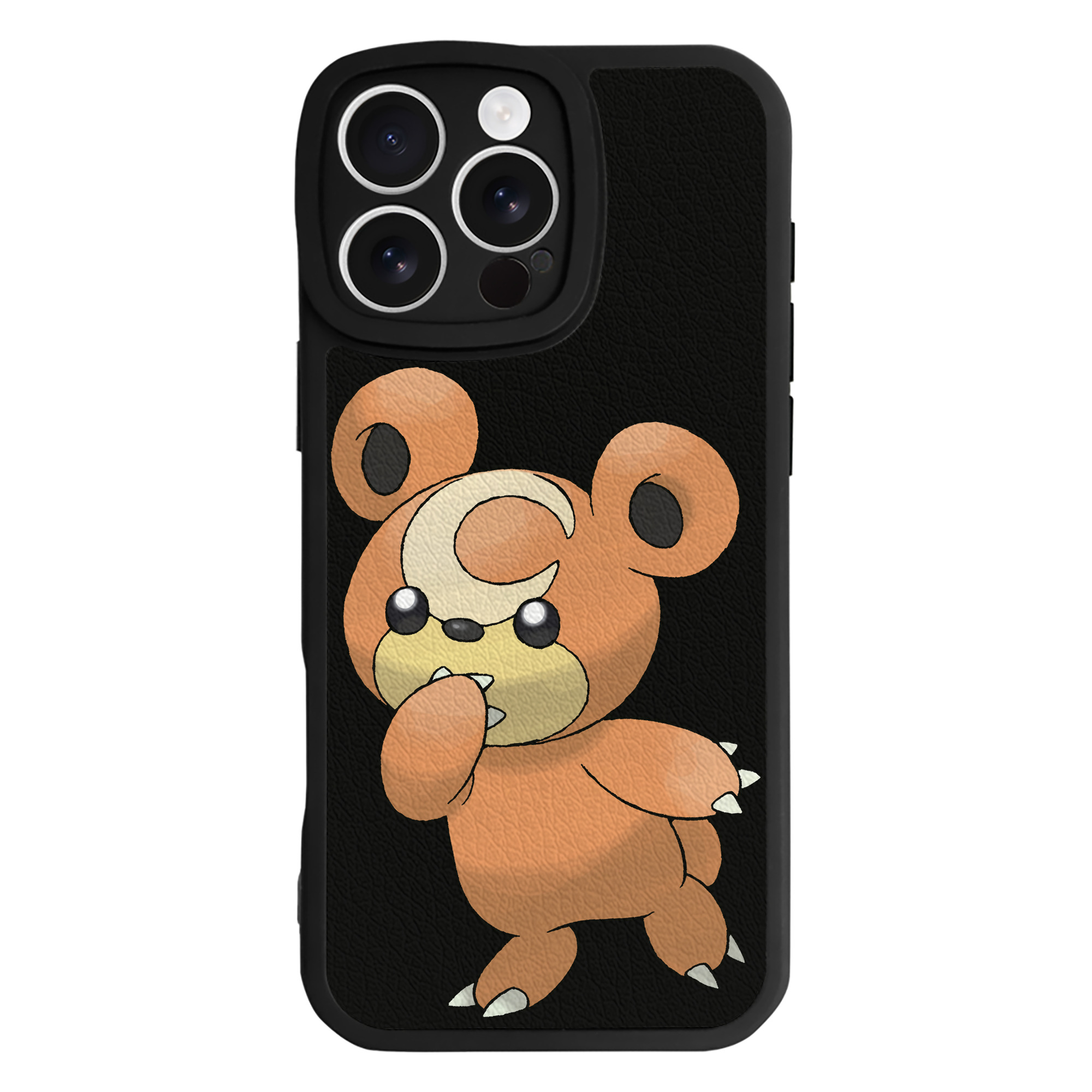 （画像用） ポケットモンスター Pokémon 【iPhone 16シリーズ対応】シリコンスマホケース（レザー調） 材質：シリコン